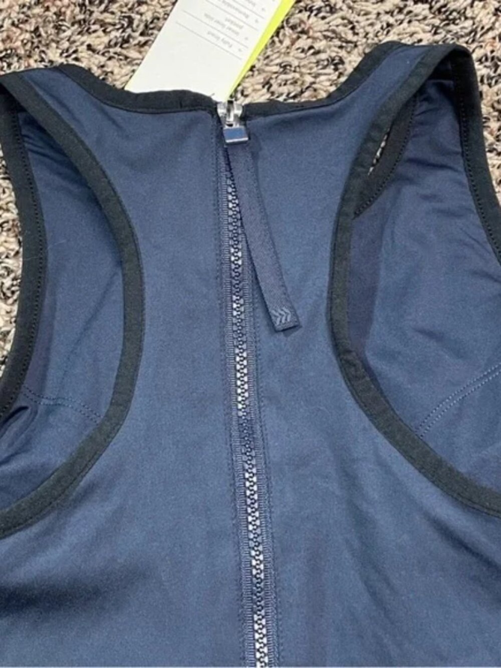 All In Motion Woven Knit Golf Tennis Active Sleeveless Dress Navy/Black S NWT - Picture 5 of 8